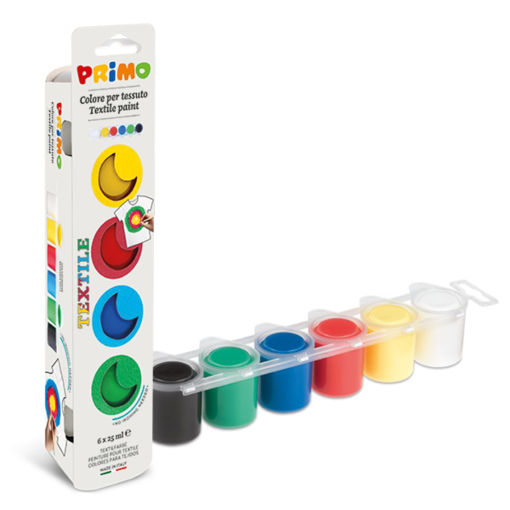 Picture of PRIMO ACRYLIC PAINT SET TEXTILE 25ML X 6